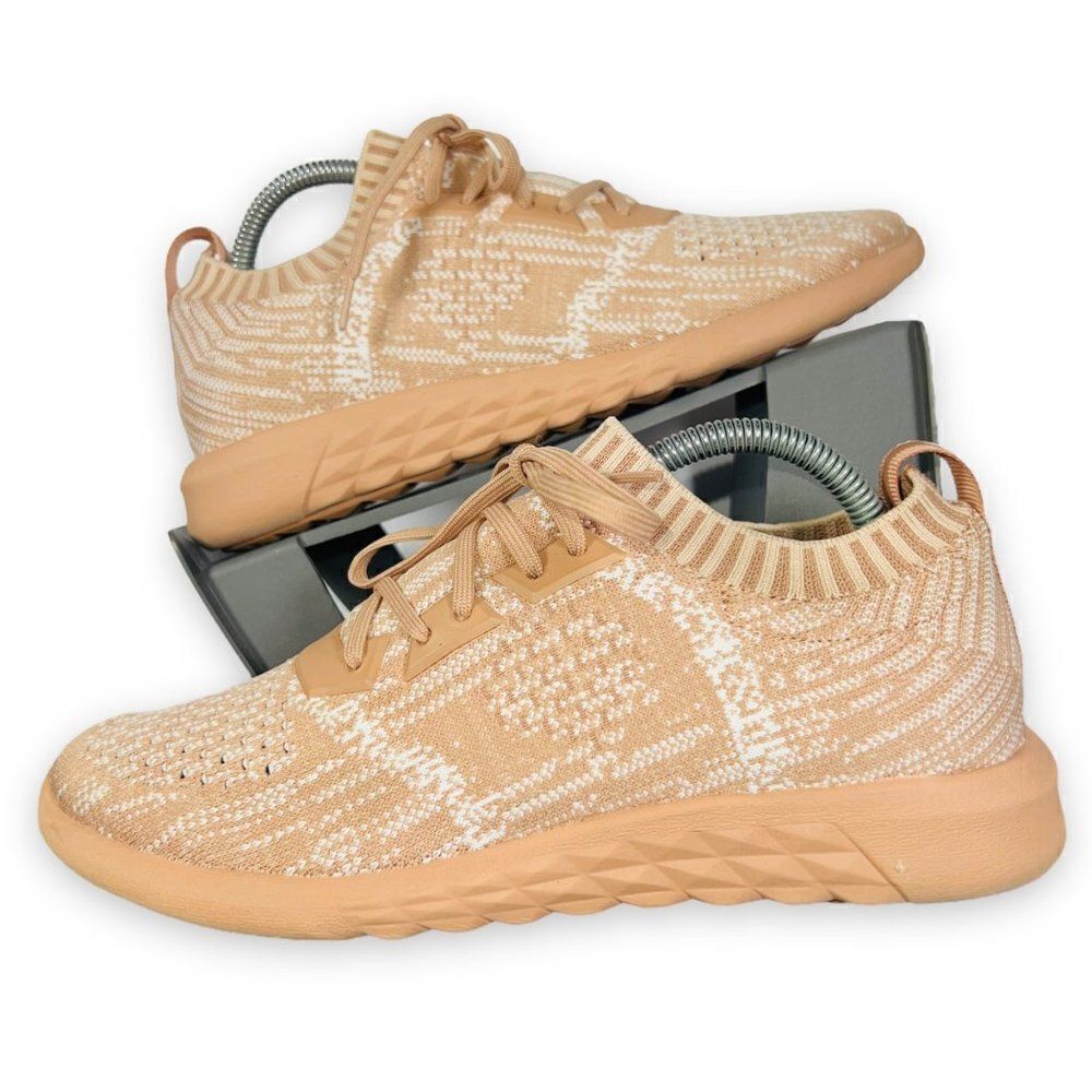 Aldo MX.2A‎ Sock Sneaker Peach / White Women's 7